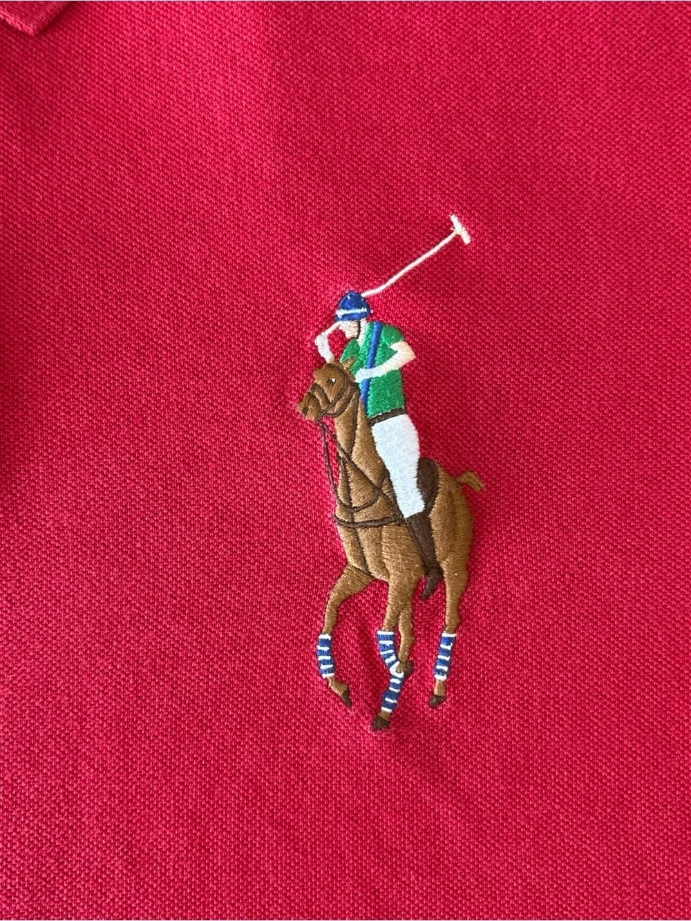 Polo Ralph Lauren RL polo Big Logo cotton shirt Y2K Size XXL
